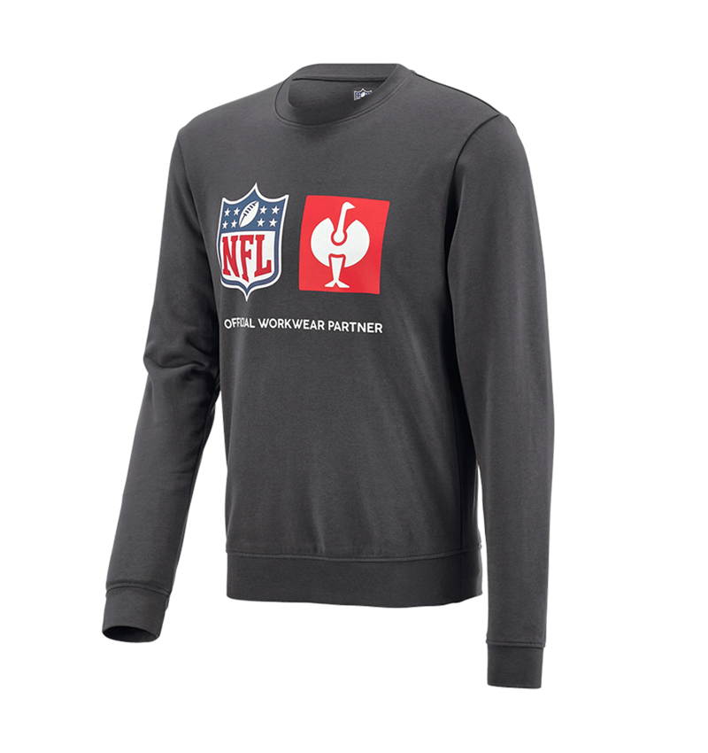 Shirts & Co.: NFL Sweatshirt cotton + carbongrau 4