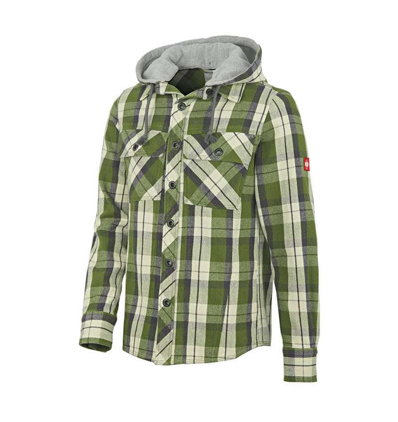 Shirts & Co.: Kapuzenhemd e.s.roughtough + wald/titan/natur 2