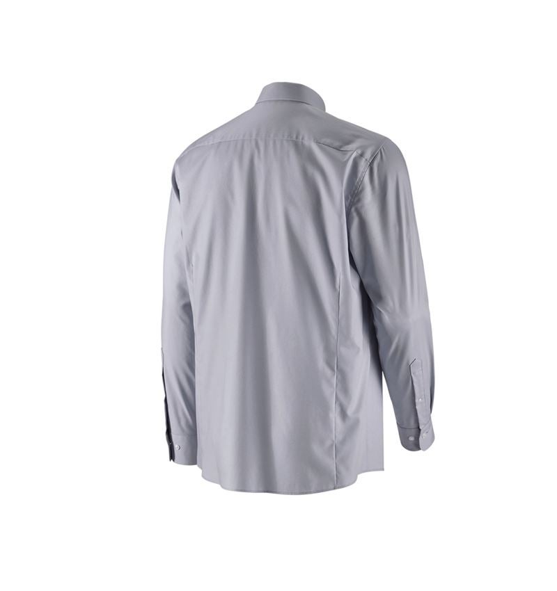 Shirts & Co.: e.s. Business Hemd cotton stretch, comfort fit + nebelgrau 6