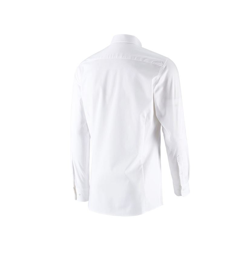 Themen: e.s. Business Hemd cotton stretch, slim fit + weiß 5