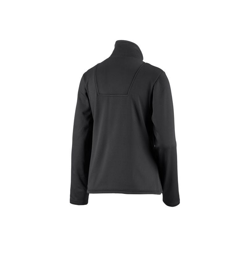 Shirts & Co.: Funktions-Troyer thermo stretch e.s.concrete,Damen + schwarz 3
