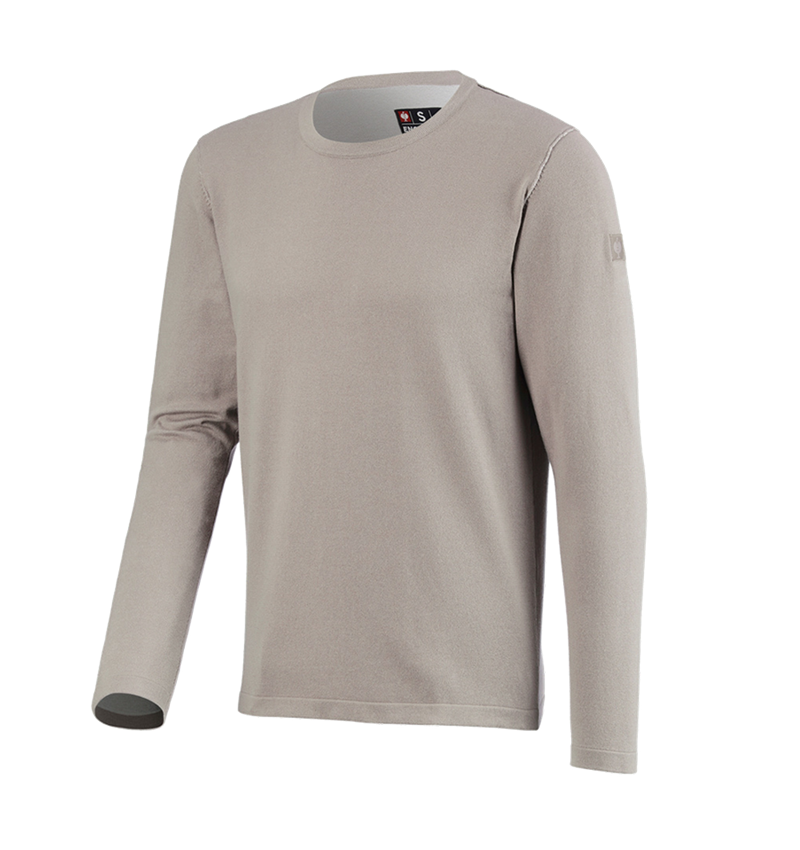 Shirts & Co.: Strickpullover e.s.iconic + delphingrau 7