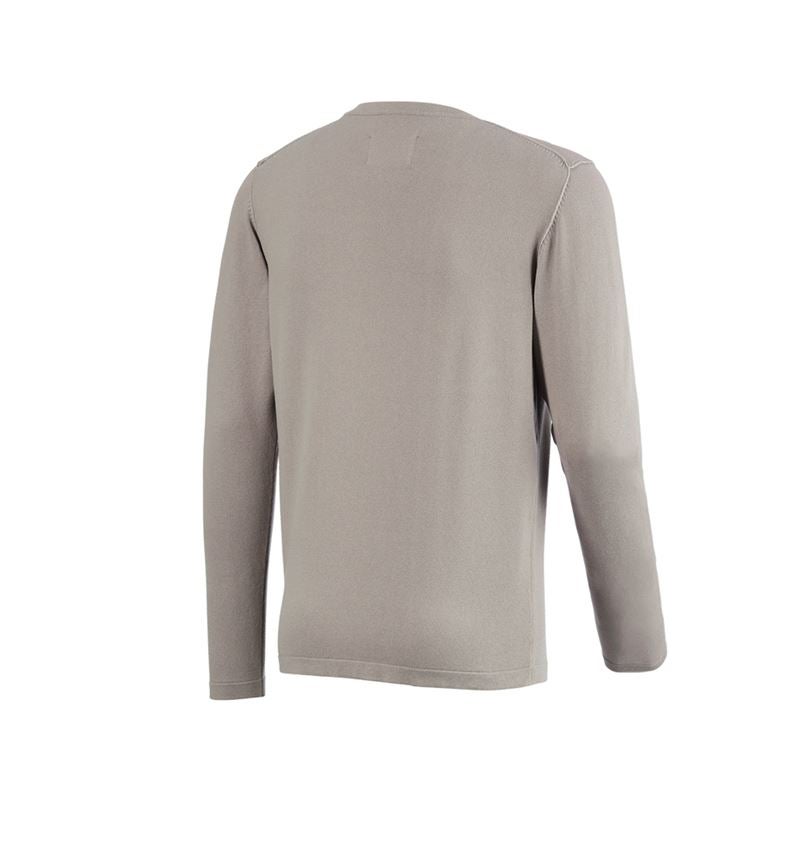 Shirts & Co.: Strickpullover e.s.iconic + delphingrau 8