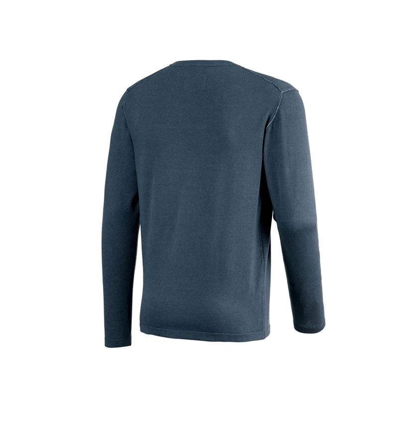 Shirts & Co.: Strickpullover e.s.iconic + oxidblau 9