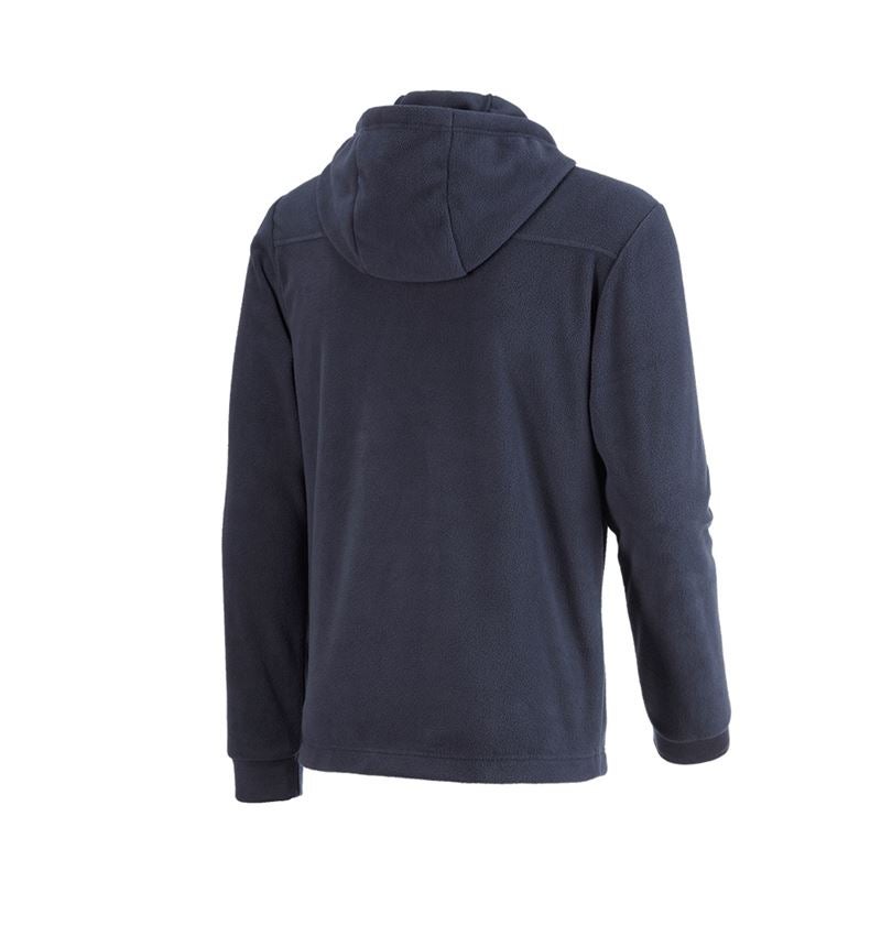 Accessoires: e.s. Fleece Hoody + dunkelblau 4