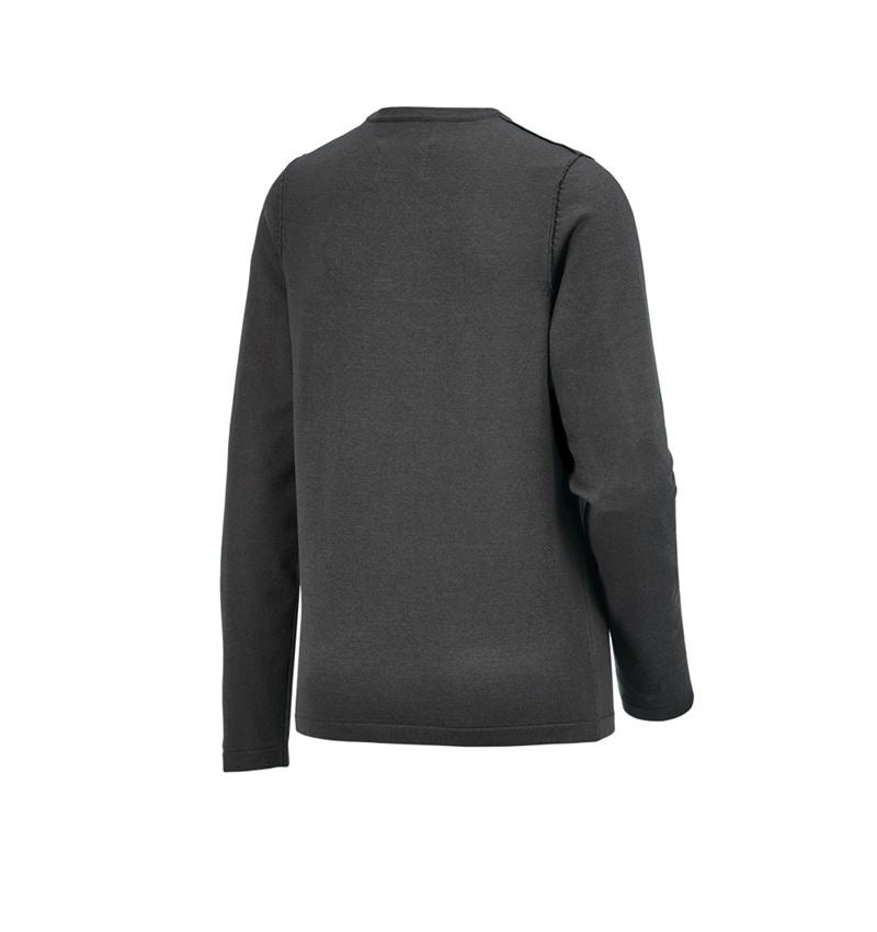 Shirts & Co.: Strickpullover e.s.iconic, Damen + carbongrau 9