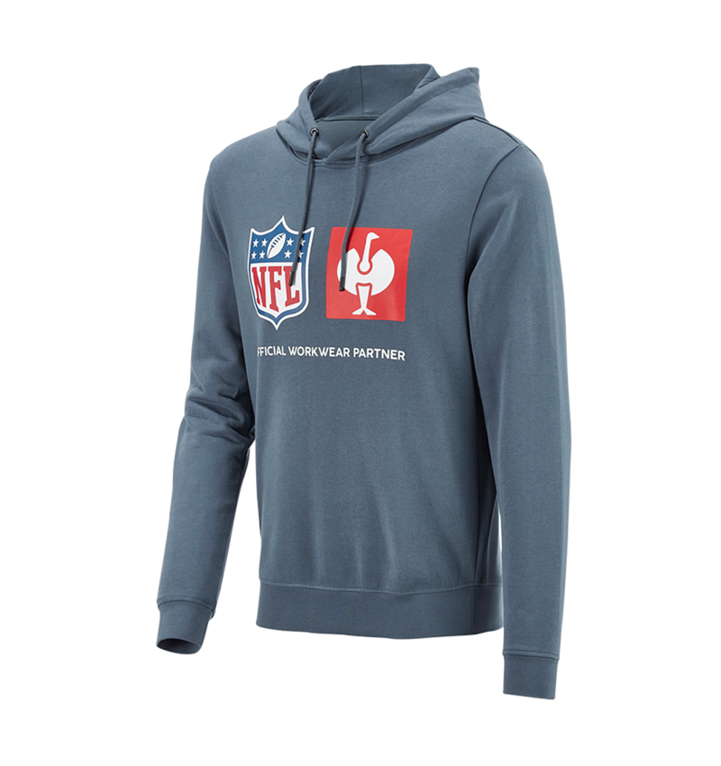 Shirts & Co.: NFL Hoodie cotton + oxidblau 5