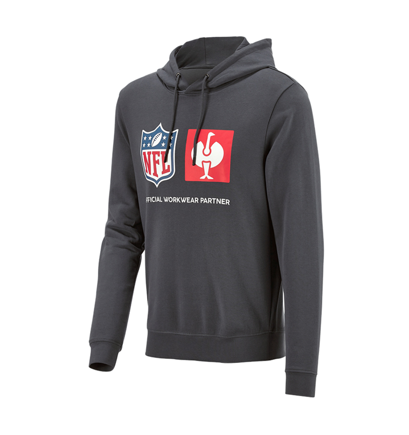 Shirts & Co.: NFL Hoodie cotton + carbongrau 5