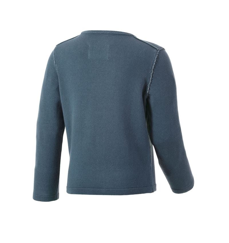 Shirts & Co.: Strickpullover e.s.iconic, Kinder + oxidblau 9