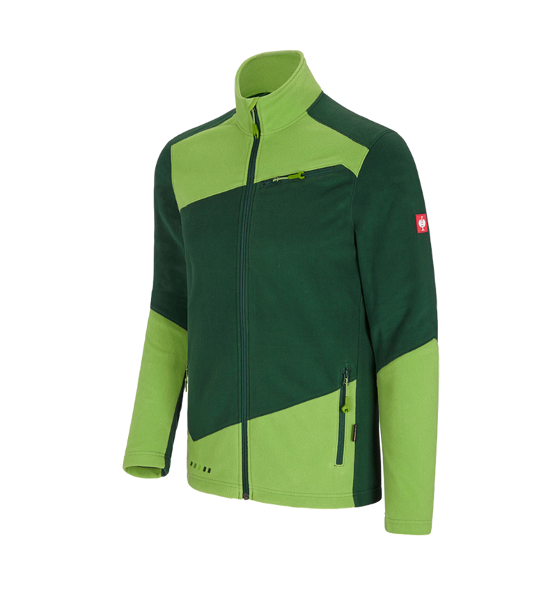 Kälte: Fleece Jacke e.s.motion 2020 + grün/seegrün 2