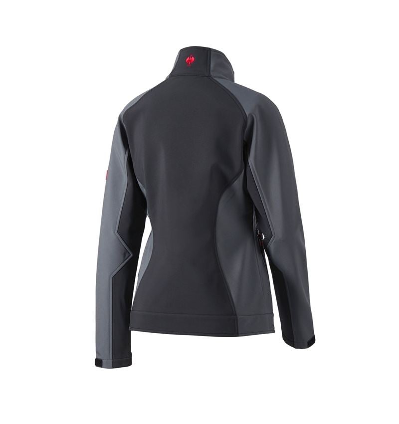 Installateur / Klempner: Damen Softshelljacke dryplexx® softlight + graphit/zement 3