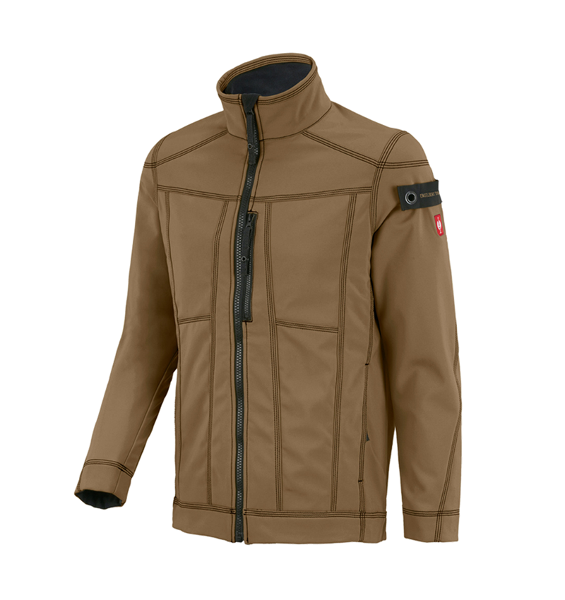 Jacken: Softshelljacke e.s.roughtough + walnuss 2