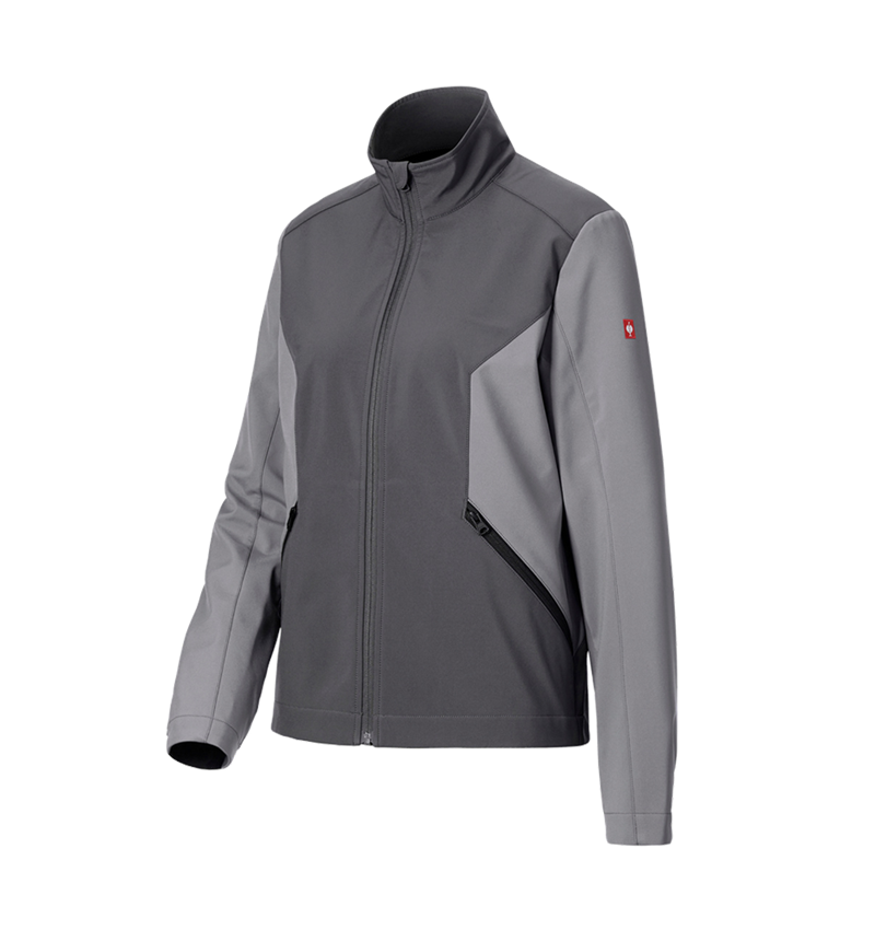 Themen: Softshelljacke e.s.trail pure, Damen + carbongrau/basaltgrau 8