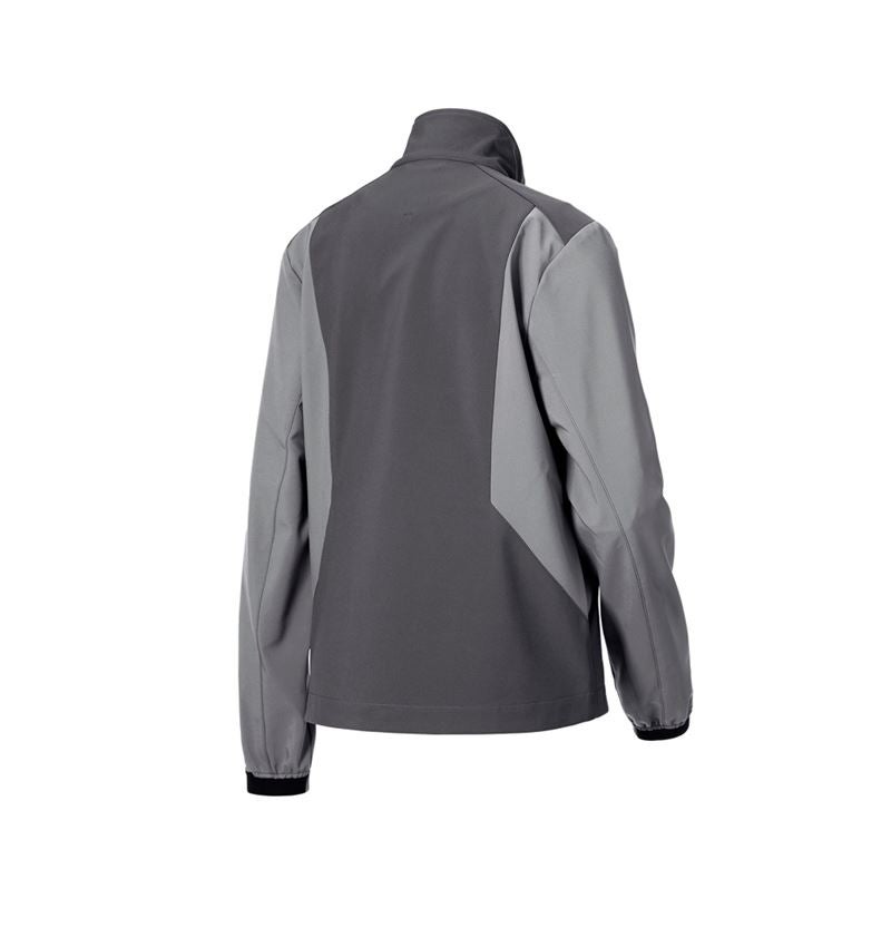 Themen: Softshelljacke e.s.trail pure, Damen + carbongrau/basaltgrau 9