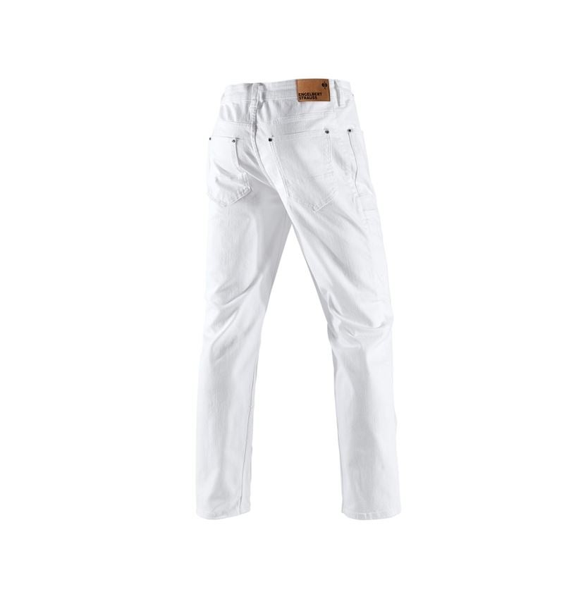 Hosen: e.s. 7-Pocket-Jeans + weiß 3