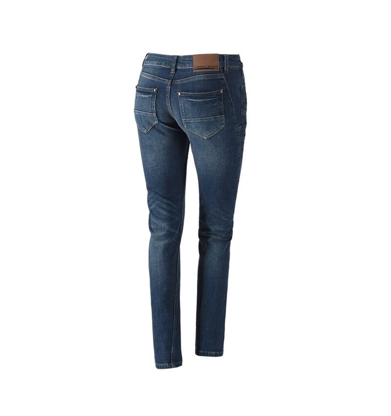 Hosen: e.s. 7-Pocket-Jeans, Damen + stonewashed 7
