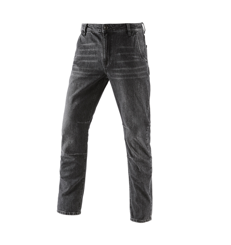 Schreiner / Tischler: e.s. 5-Pocket-Jeans POWERdenim + blackwashed 2