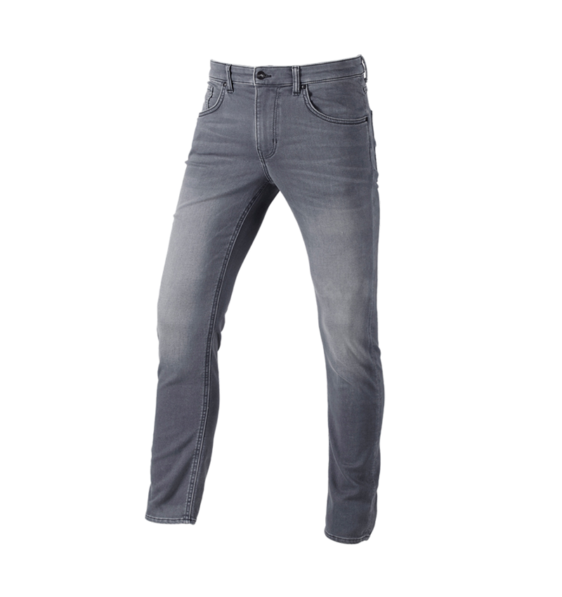 Hosen: e.s. 5-Pocket-Jeans Jog-Denim + greywashed 2