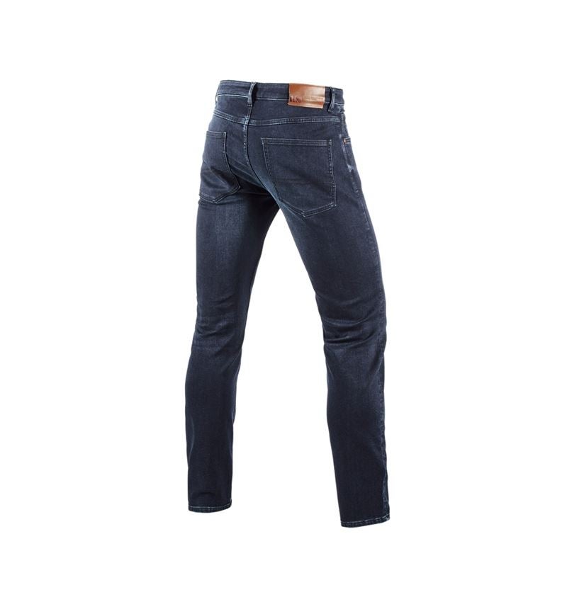 Hosen: e.s. 5-Pocket-Jeans Jog-Denim + darkwashed 3