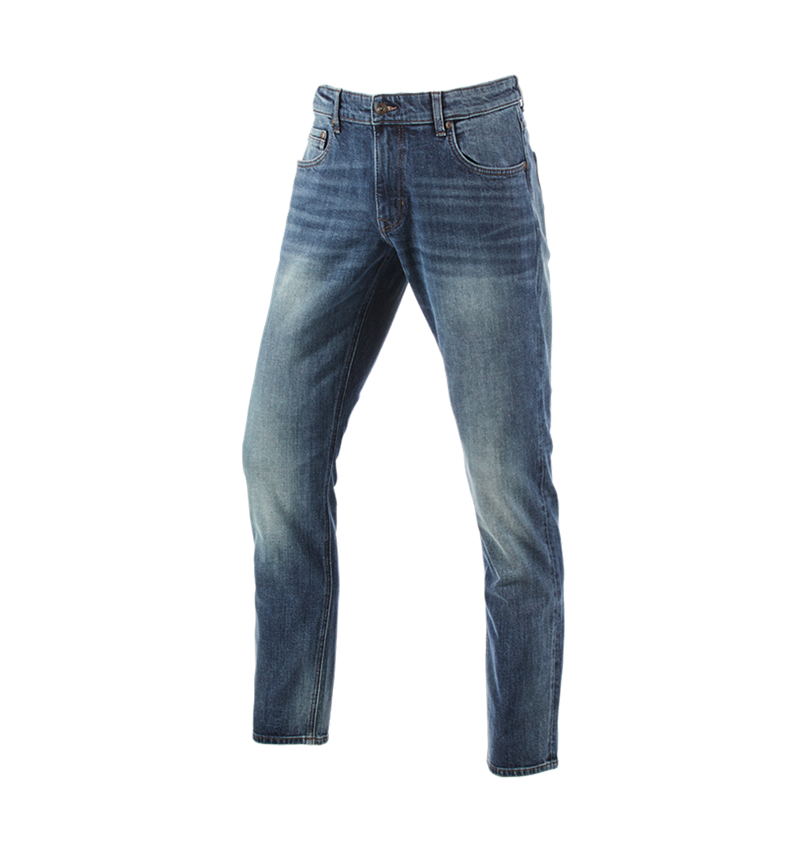Hosen: e.s. 5-Pocket-Stretch-Jeans, straight + mediumwashed 2