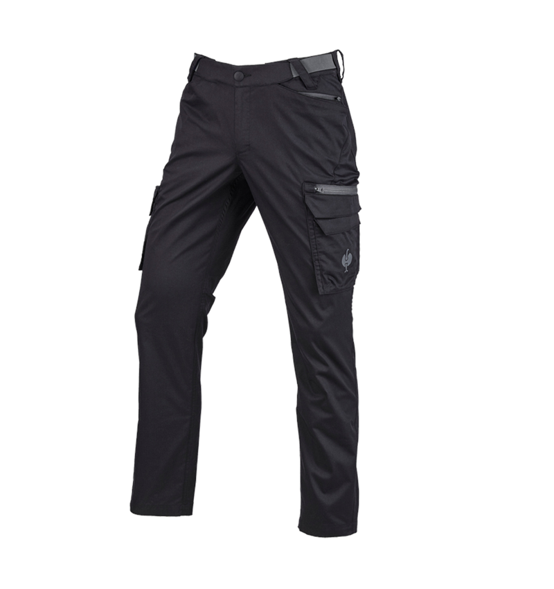 Hosen: FCB Work Trousers Functional Cargo + black 3