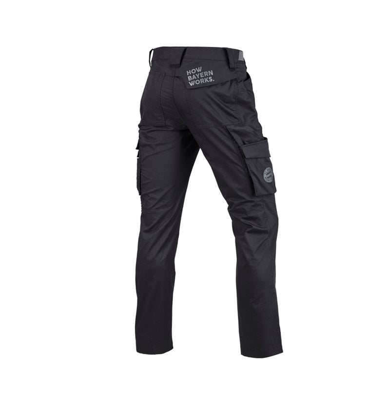 Hosen: FCB Work Trousers Functional Cargo + black 4