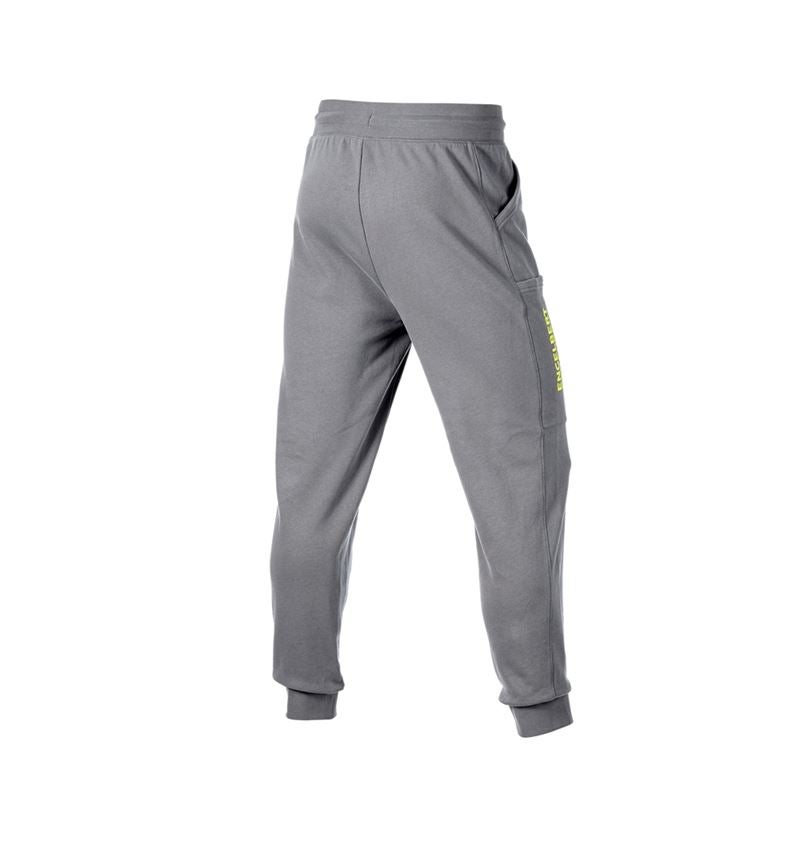 Bekleidung: Sweat Pants light e.s.trail + basaltgrau/acidgelb 5