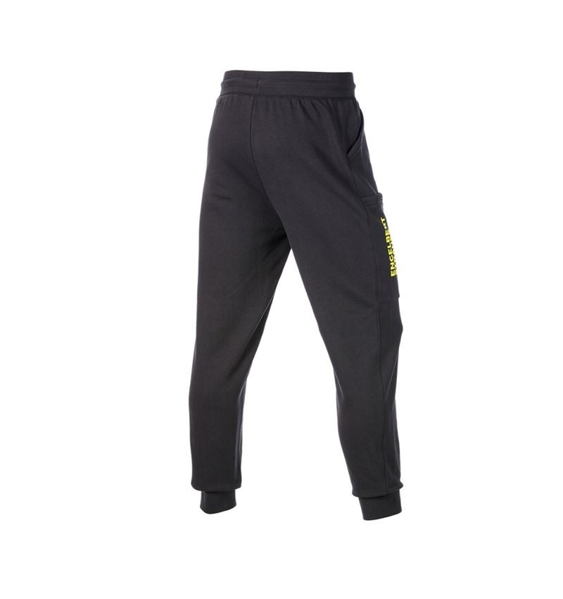 Bekleidung: Sweat Pants light e.s.trail + schwarz/acidgelb 6