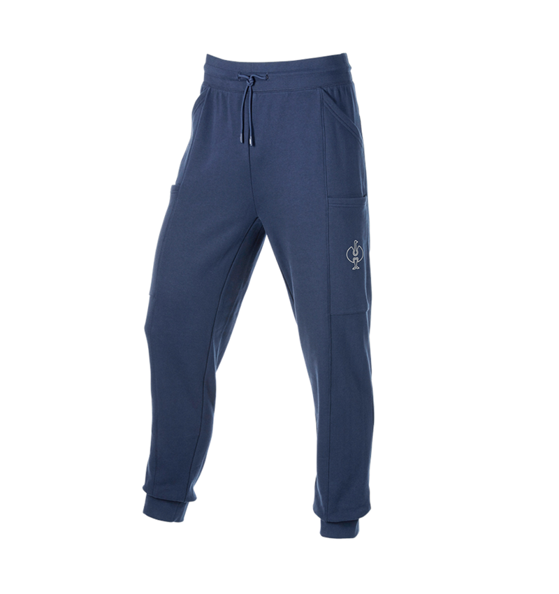 Themen: Sweat Pants light e.s.trail + tiefblau/weiß 5