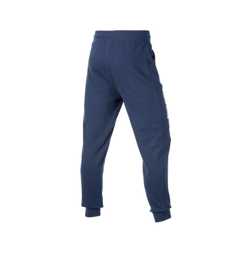Bekleidung: Sweat Pants light e.s.trail + tiefblau/weiß 6