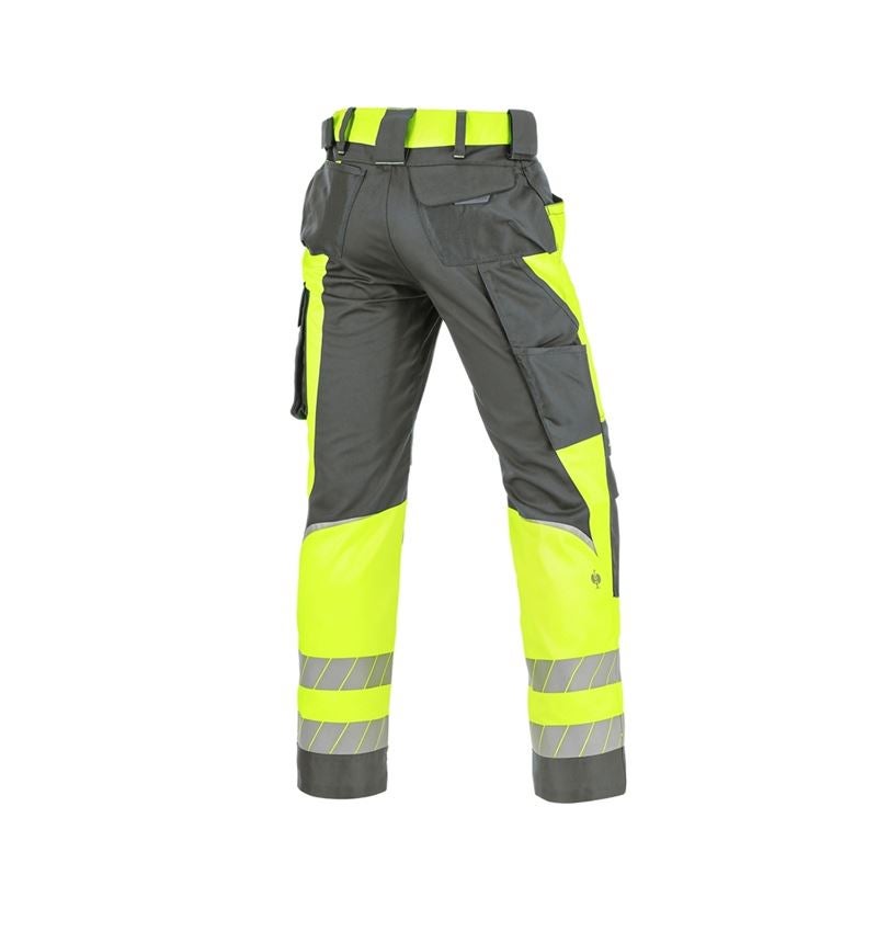 Themen: Warnschutz Bundhose e.s.motion 24/7 + anthrazit/warngelb 13