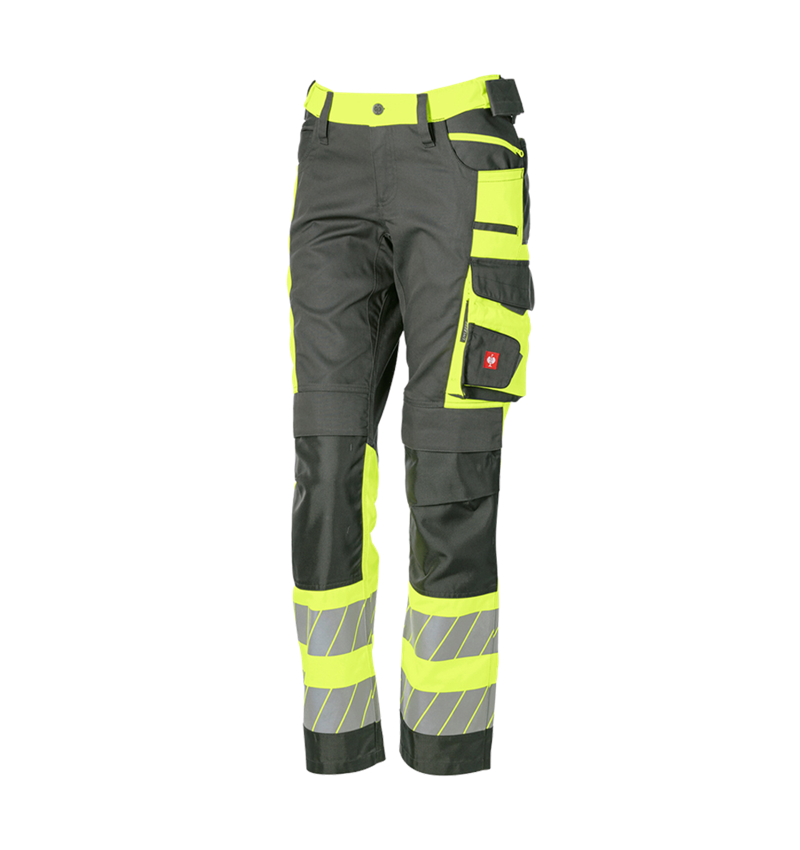 Themen: Warnschutz Bundhose e.s.motion 24/7, Damen + anthrazit/warngelb 6