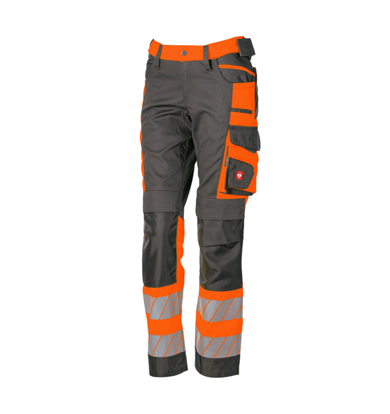 Themen: Warnschutz Bundhose e.s.motion 24/7, Damen + anthrazit/warnorange 6