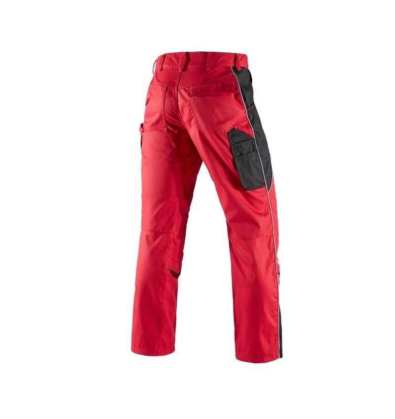 Hosen: Bundhose e.s.active + rot/schwarz 3