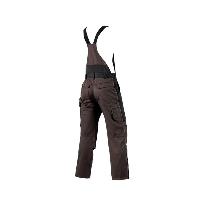 Hosen: Latzhose e.s.active + braun/schwarz 3