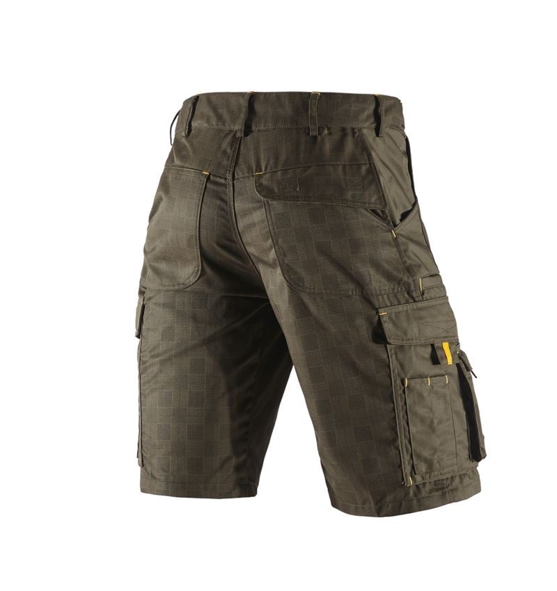 Hosen: Short e.s. carat + oliv/gelb 3