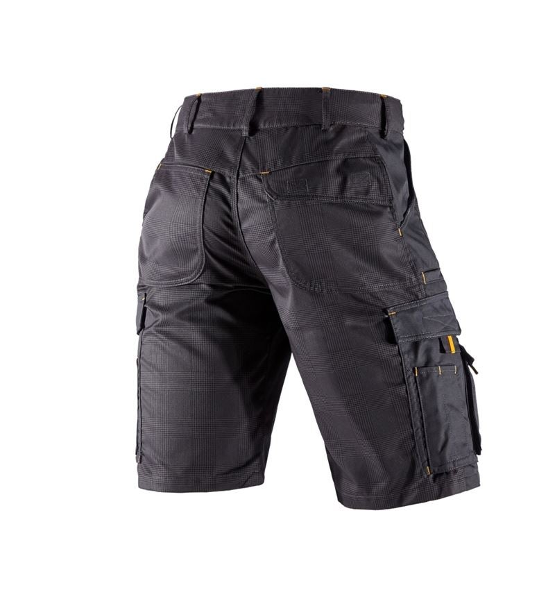 Hosen: Short e.s. carat + anthrazit/gelb 3