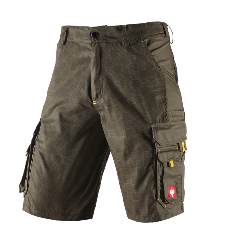 Hosen: Short e.s. carat + oliv/gelb 2