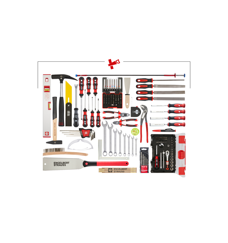 Werkzeugkoffer: Werkzeug-Set Holz