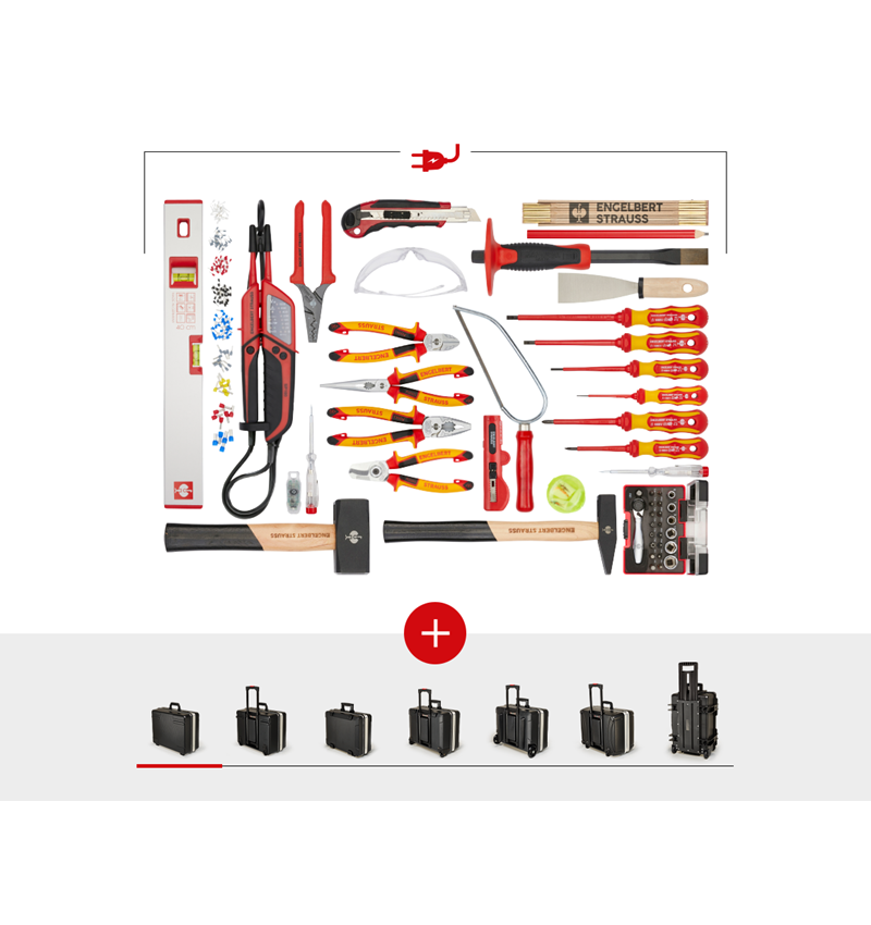 Werkzeuge: Werkzeug-Set Elektro inklusive Werkzeugkoffer