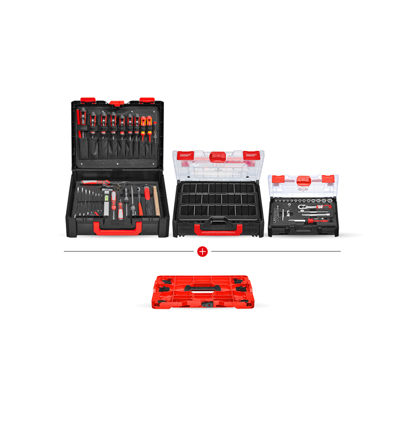 STRAUSSbox System: STRAUSSbox Werkzeug-Set Allround 1/4"