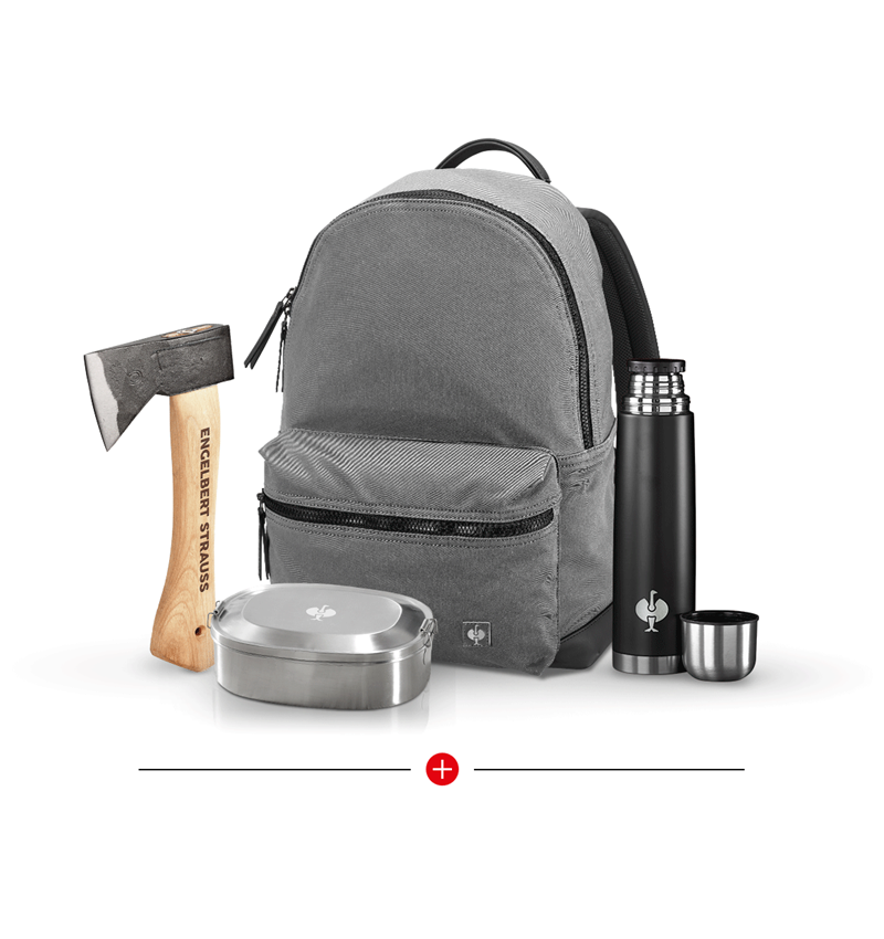 Werkzeuge: e.s. Trekking-Beil Geschenk-Set + granit