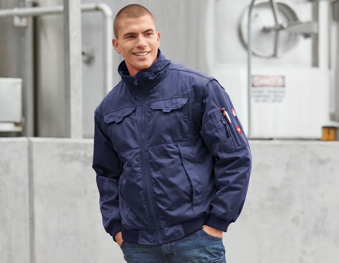 Jacken: Pilotenjacke Atlanta II + blau