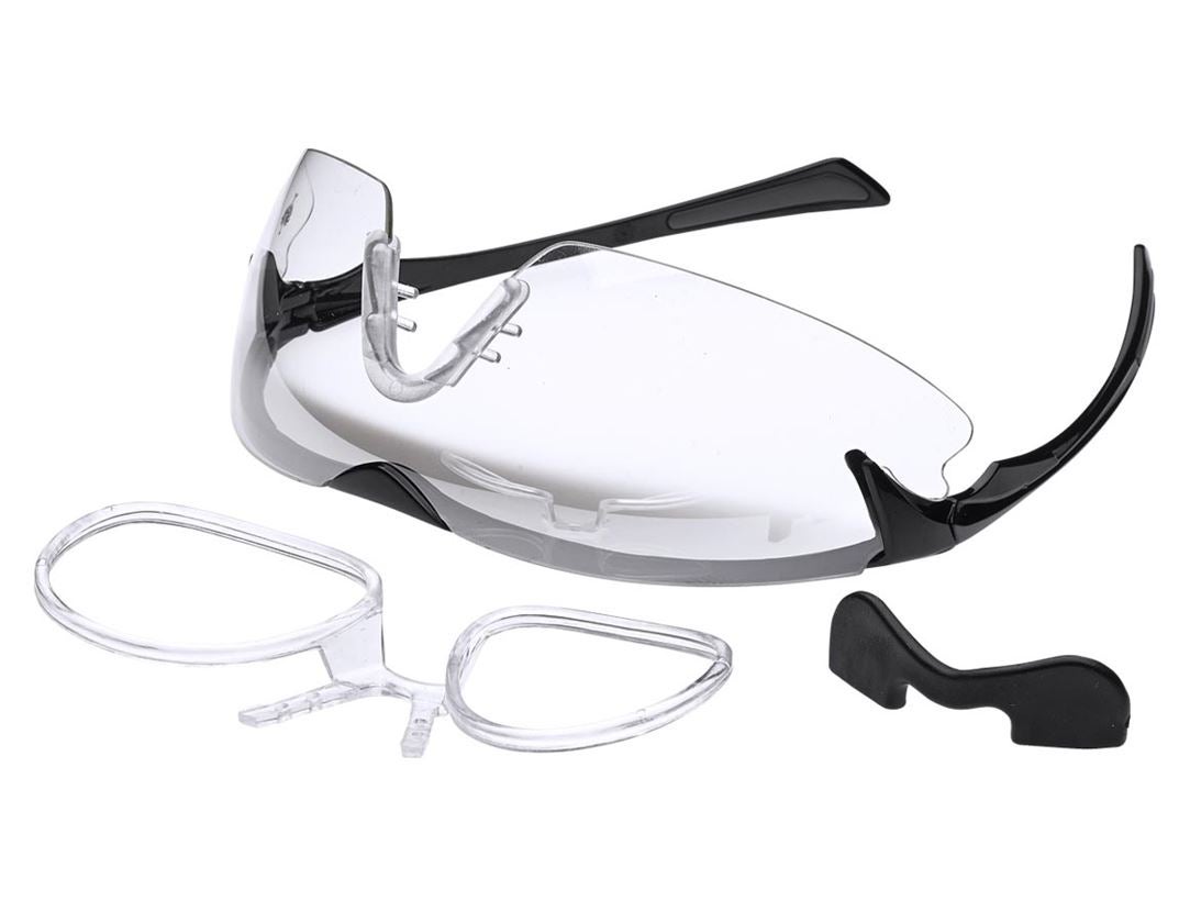Schutzbrillen: e.s. Schutzbrille Araki, mit Brillenglashalterung + klar