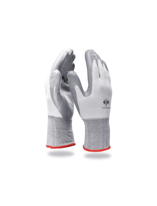 Beschichtet: Nitril-Handschuhe Flexible + weiß