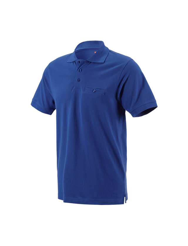 Installateur / Klempner: e.s. Polo-Shirt cotton Pocket + kornblau