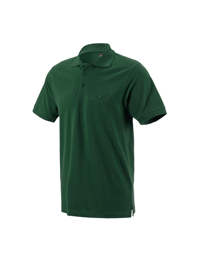 Installateur / Klempner: e.s. Polo-Shirt cotton Pocket + grün 2