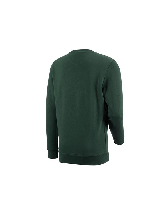 Shirts & Co.: e.s. Sweatshirt poly cotton + grün 3
