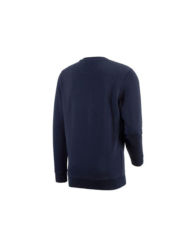 Shirts & Co.: e.s. Sweatshirt poly cotton + dunkelblau 3