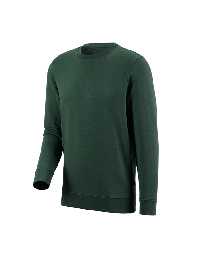 Shirts & Co.: e.s. Sweatshirt poly cotton + grün 2